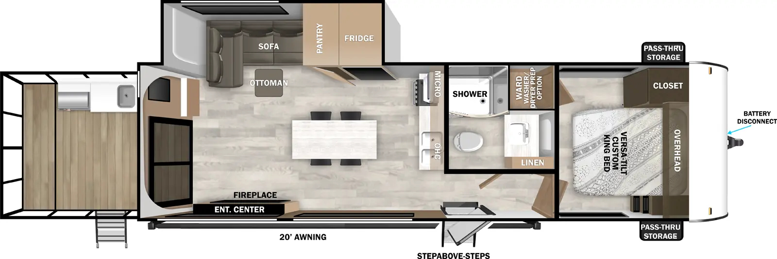 Salem Southwest T32VERANDA Floorplan